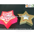 Holiday gift for sale, star shaped gift boxes with lids